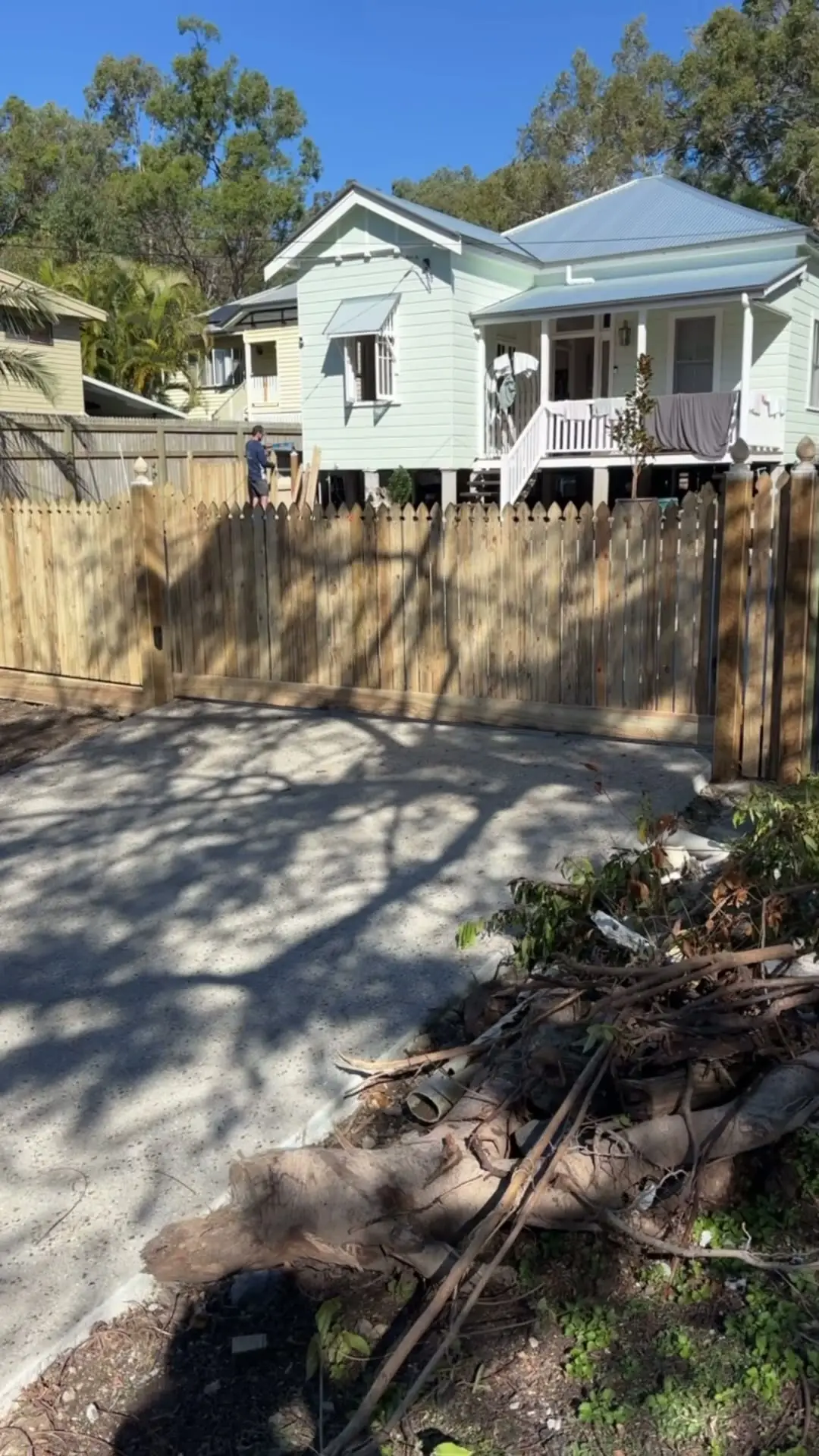 Finished job walk